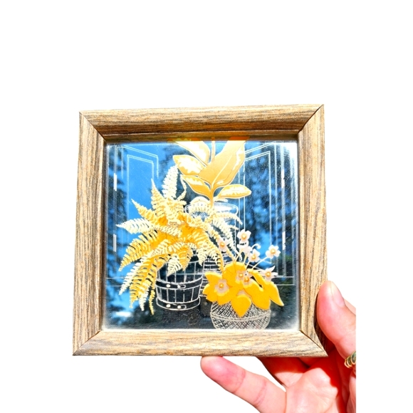 MCM Boho Plant Mirror - Picture 3 of 4